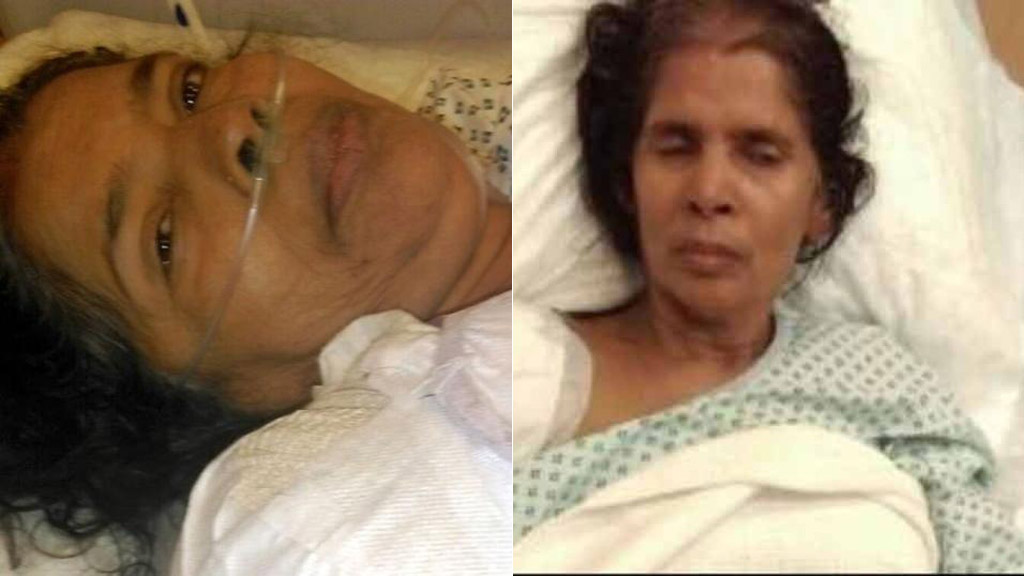 Mujer saud&iacute; le cort&oacute; el brazo a su empleada india