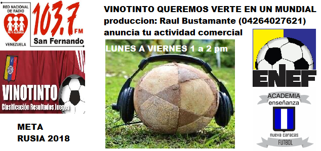 VINOTINTO QUEREMOS VERTE EN UN MUNDIAL