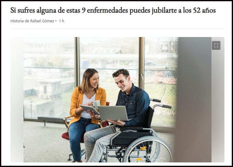  Si sufres de alguna de estas 9 enfermedades podr&aacute;s jubilarte a los 52 a&ntilde;os