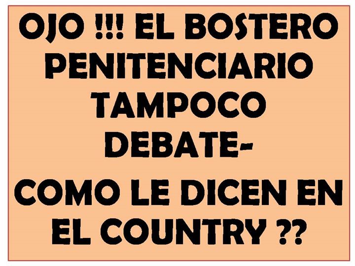 &iquest;Por qu&eacute; Garro no va a los debates?