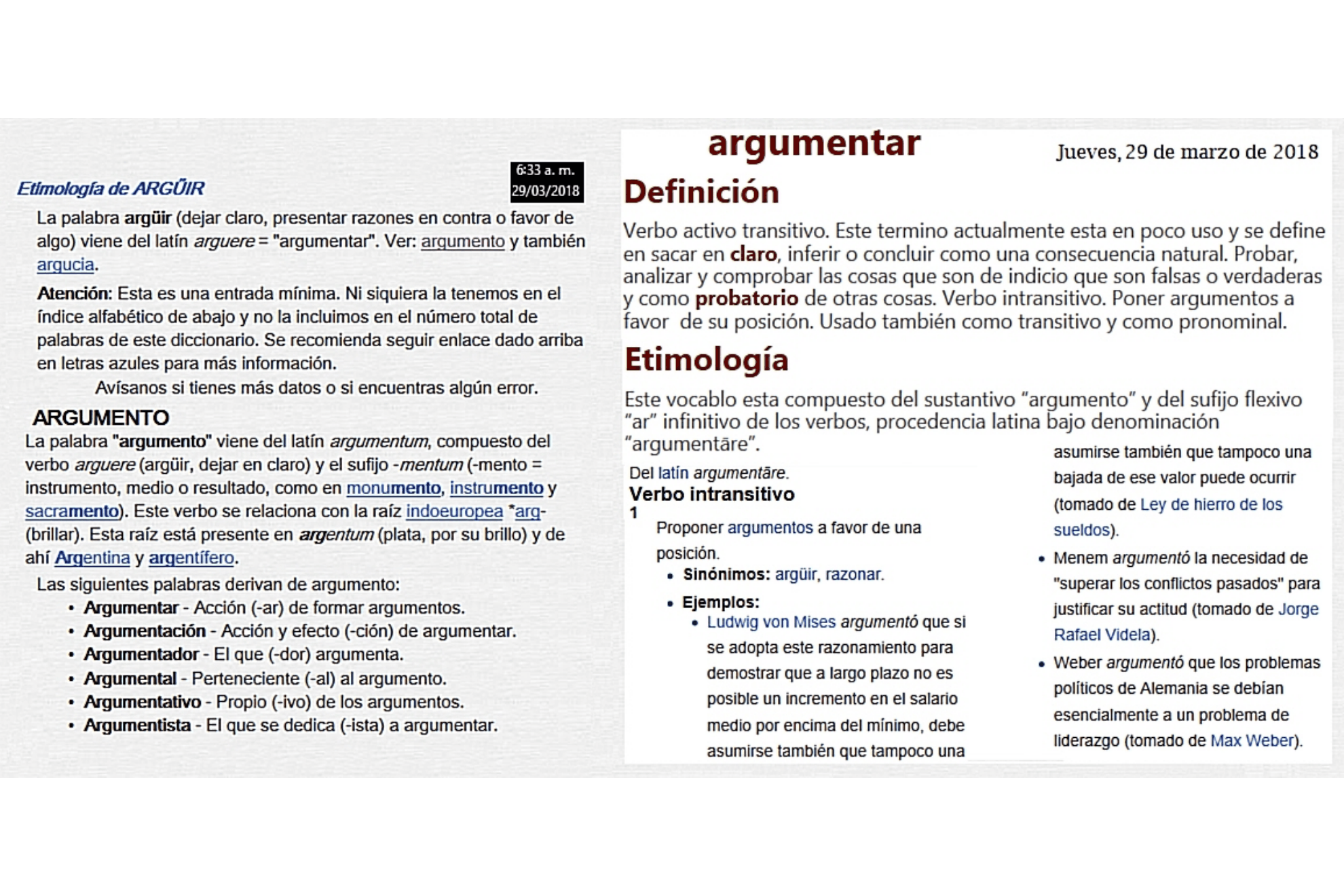 Un buen argumento   