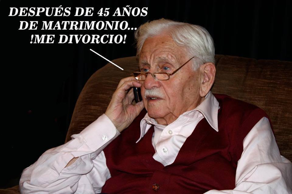 Despu&eacute;s de 45 a&ntilde;os... me divorcio