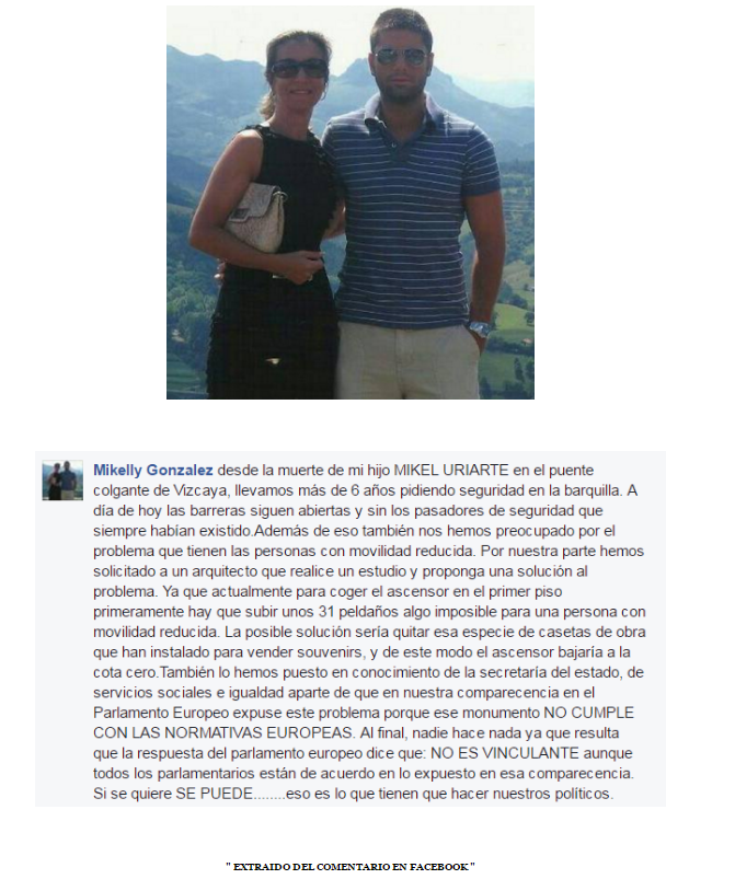 " EL PUENTE MATO A SU HIJO HACE 6 A&Ntilde;OS Y ELLOS SABEN TODAS LAS TRABAS Y BACHES QUE TUVIERON Y TIENEN