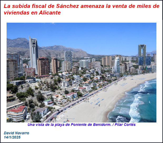 Una inconcreta manifestaci&oacute;n de Pedro S&aacute;nchez amenaza venta d miles de viviendas
