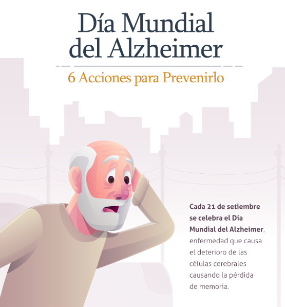 D&iacute;a Mundial del Alzheimer, 6 acciones para prevenirlo