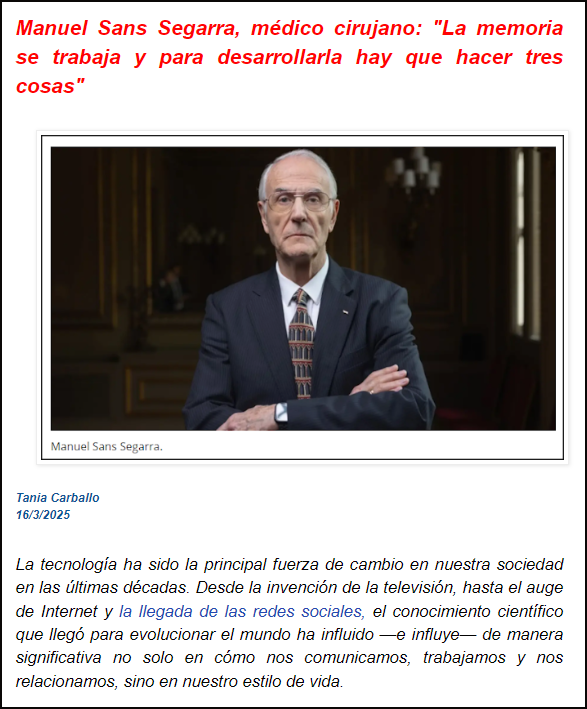  La evoluci&oacute;n de la memoria y como desarrollar y mejorar sus funciones