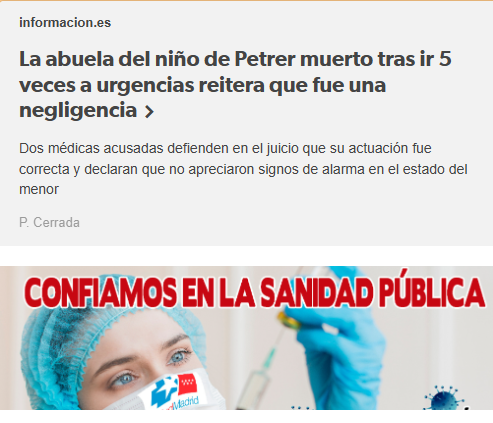  Abominable negligencia m&eacute;dica inducida por la incapacidad de los dirigentes pol&iacute;ticos