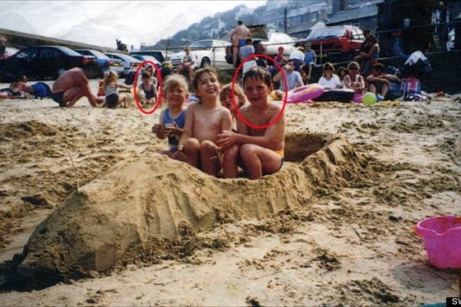 Un joven descubri&oacute; en una foto de su infancia a quien ser&iacute;a su esposa