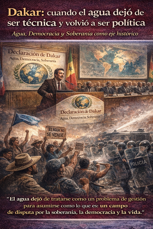 Dakar: cuando el agua dej&oacute; de ser t&eacute;cnica y volvi&oacute; a ser pol&iacute;tica