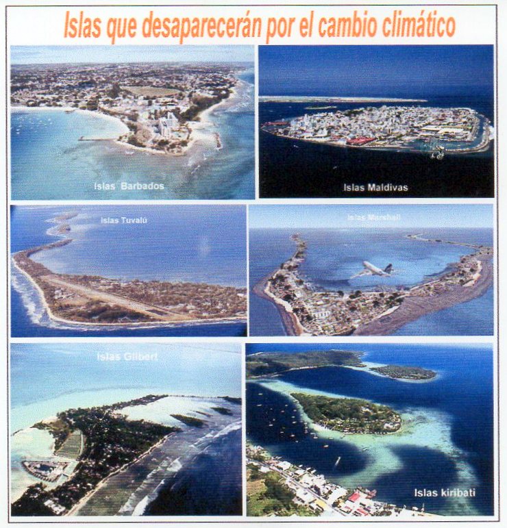  Islas y pa&iacute;s del mundo que desaparecer&aacute; por causa del cambio clim&aacute;tico
