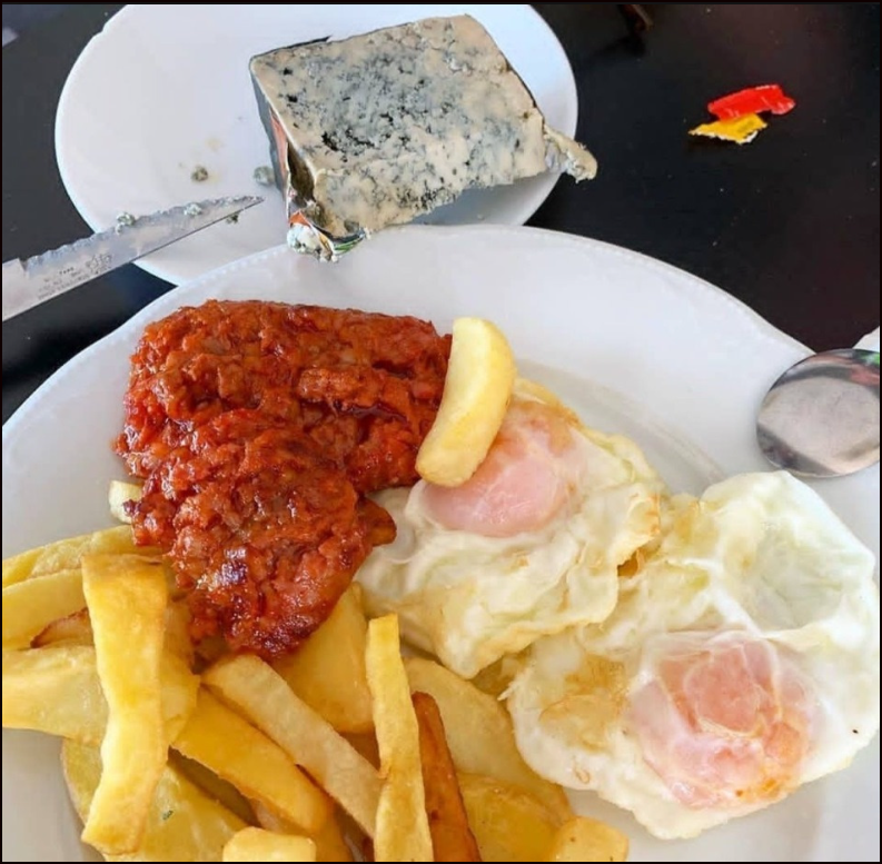   Un desayuno contundente