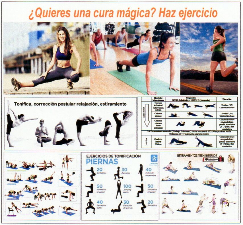  &iquest;Quieres una cura casi m&aacute;gica? Haz ejercicio diariamente
