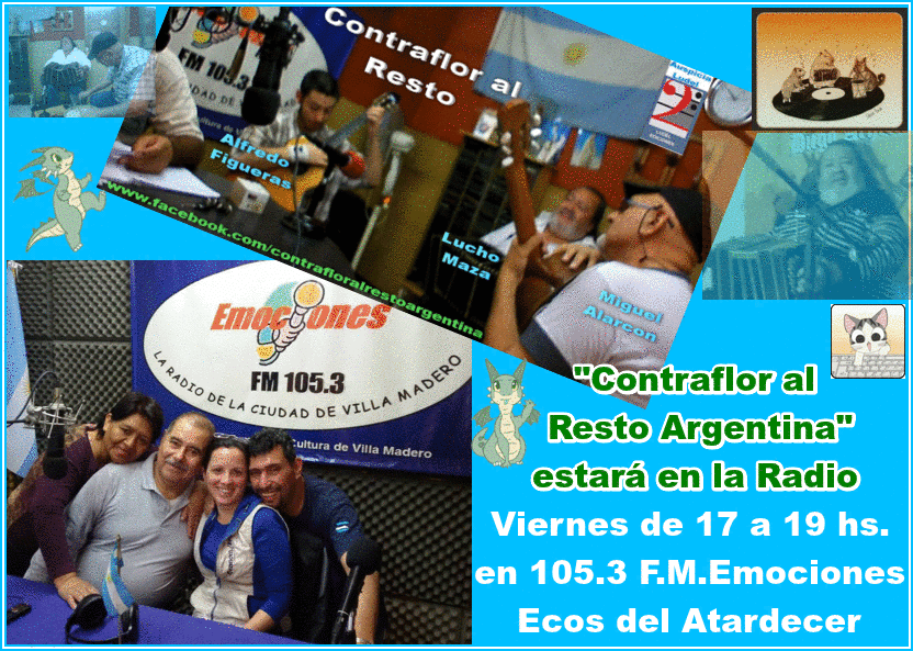 Contraflor al Resto Argentina Lucho Maza estar&aacute; en Radio Emociones canto y bandone&oacute;n