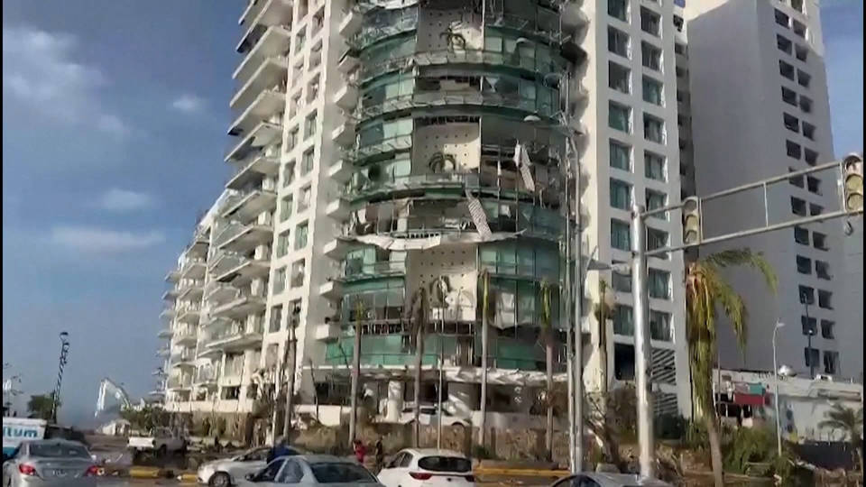 Hurac&aacute;n Otis deja 27 muertos y un sin n&uacute;mero de desaparecidos tras azotar costa mexicana
