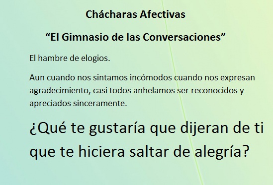 Ch&aacute;charas Afectivas