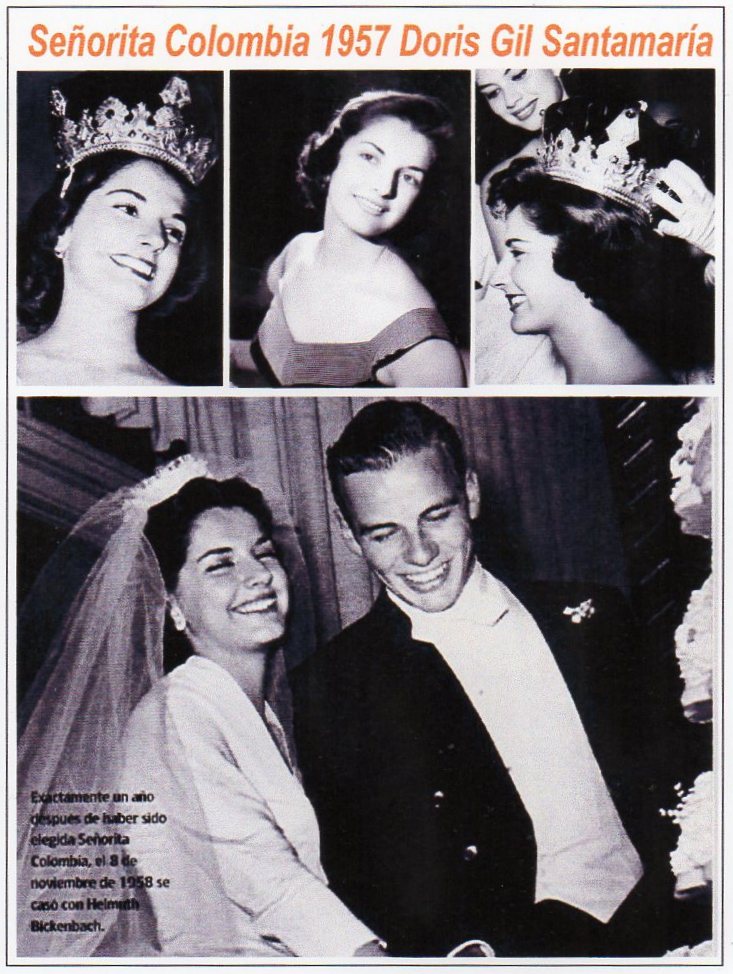  La incre&iacute;ble y triste historia de Doris Gil Santamar&iacute;a (Se&ntilde;orita Colombia 1957)