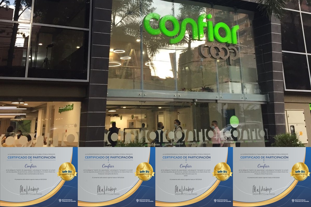 Confiar entra al hall de la fama de la Superfinanciera con sellos de educaci&oacute;n financiera