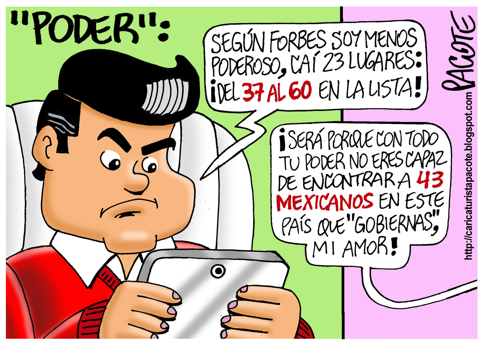 PE&Ntilde;A NIETO ES MENOS PODEROSO