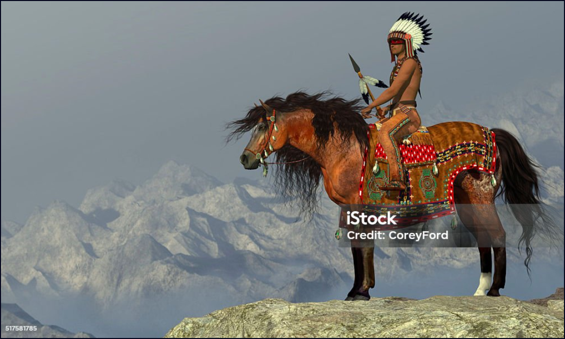  Los caballos y los primeros pobladores (tribus ind&iacute;genas), de Am&eacute;rica