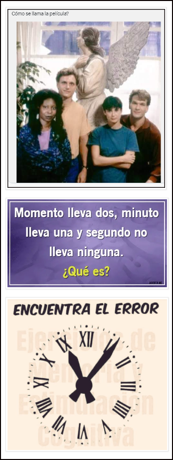  Los RRMM, los juegos mentales y los frutos secos