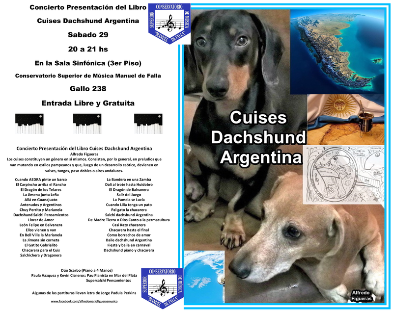 Concierto Presentaci&oacute;n del Libro Cuises Dachshund Argentina en Conservatorio Manuel de Falla