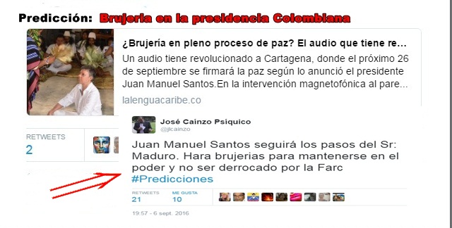 Famoso Ps&iacute;quico: Brujer&iacute;as en el gobierno Colombiano 