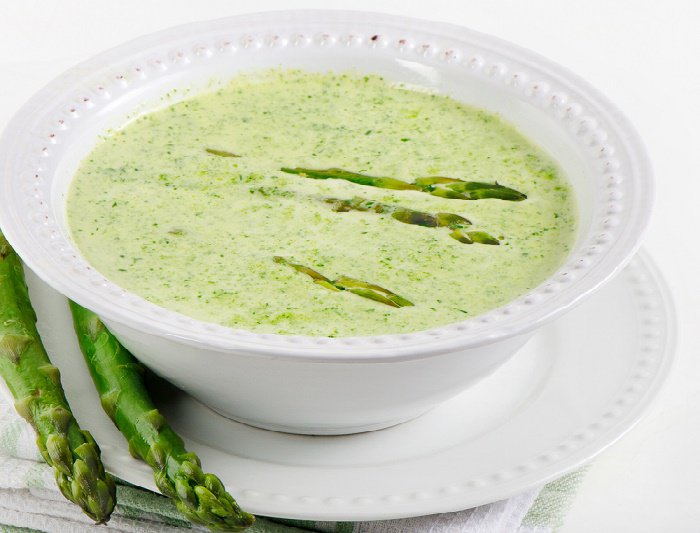 Crema de esp&aacute;rragos antioxidante para fortalecer articulaciones