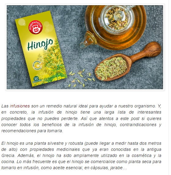  Los grandes y desconocidos beneficios de la infusi&oacute;n de hinojo