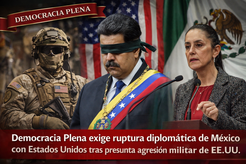 Raymundo Lopeztiana condena agresi&oacute;n a Venezuela y exige a Sheinbaum ruptura con EE UU