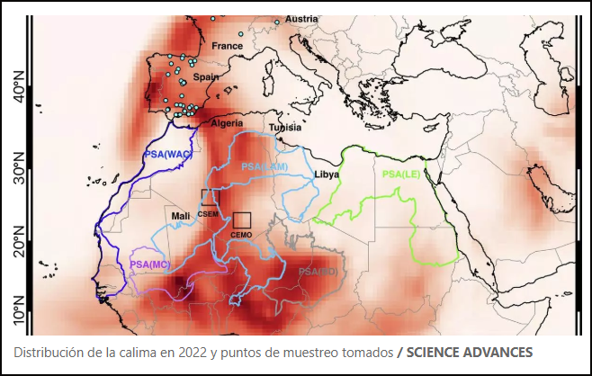 La misteriosa calima que llega a Espa&ntilde;a desde el S&aacute;hara