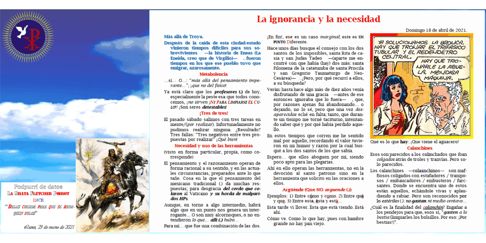 Ignorancia - Necesidad