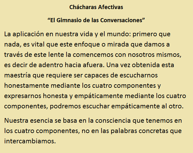 Ch&aacute;charas Afectivas