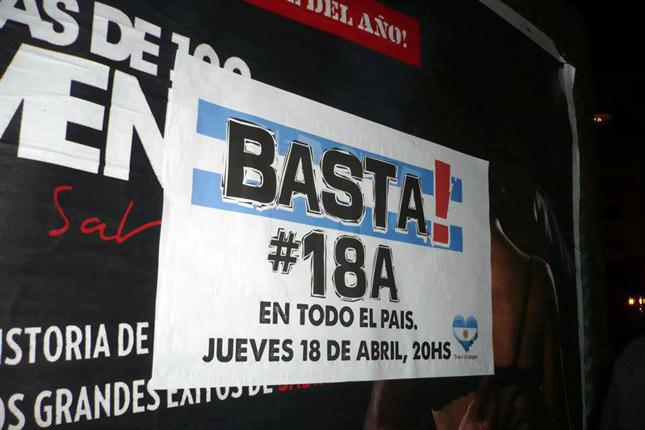 Cacerolazo el 18 de abril. Puntos de encuentro