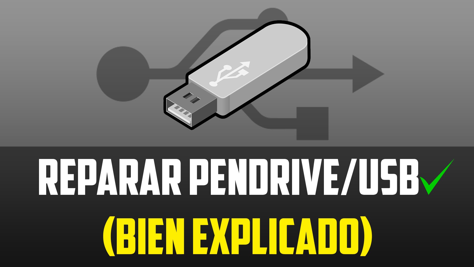 &iexcl;C&oacute;mo reparar tu pendrive o memoria USB da&ntilde;ada en un instante ! 