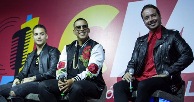 Daddy Yankee, J Balvin y Maluma ofrecieron una convenci&oacute;n sobre el reggaet&oacute;n