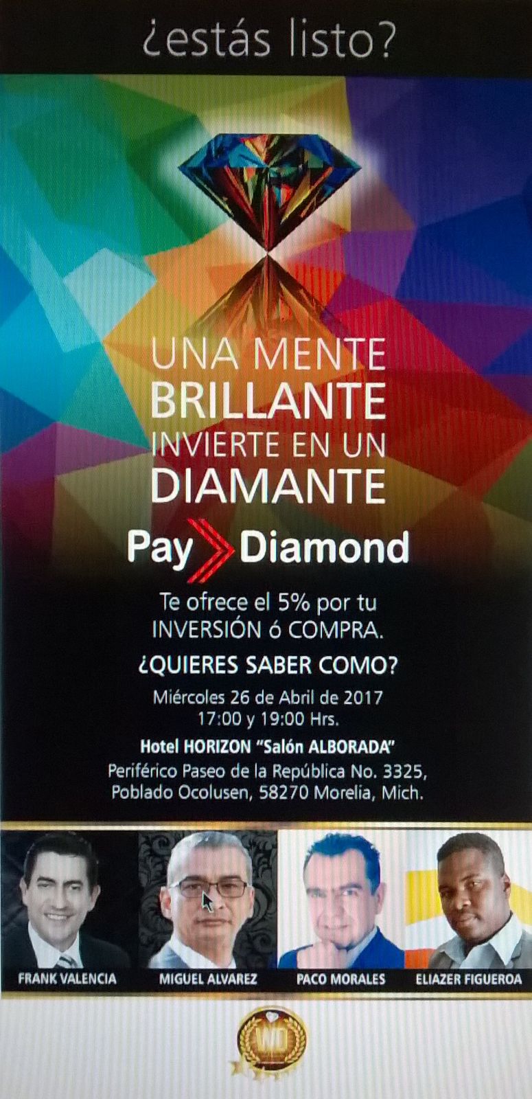 Fenomeno de ingresos diarios esta ocurriendo en Morelia con PayDiamond