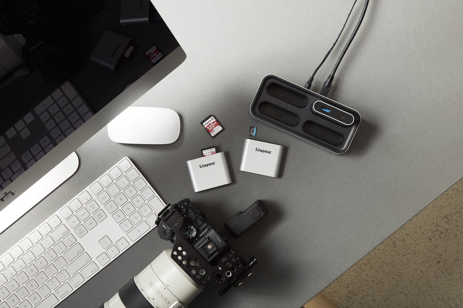 Kingston dice adi&oacute;s a las transferencias lentas para creadores de contenido