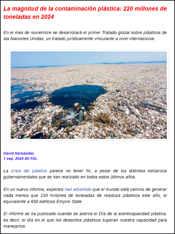 &iquest;Estamos locos?: La enorme magnitud que genera la contaminaci&oacute;n pl&aacute;stica devora el planeta
