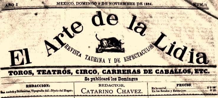 EFEM&Eacute;RIDES taurinas  09 noviembre