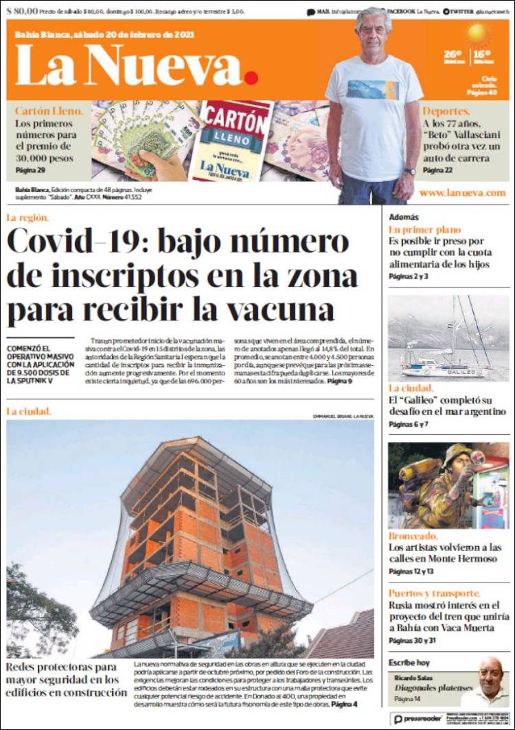 DIARIO LA NUEVA PROVINCIA 