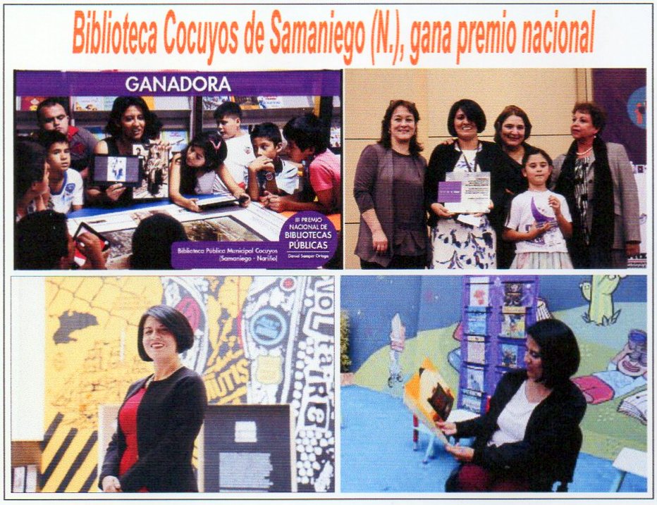 Una biblioteca que une voluntades, en Samaniego, Nari&ntilde;o, premio nacional 