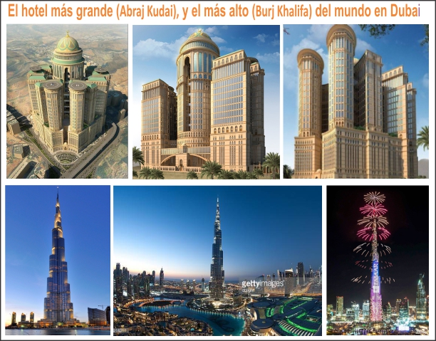  El hotel m&aacute;s grande y el m&aacute;s alto del mundo se ubican en Dubai, Arabia Saud&iacute;