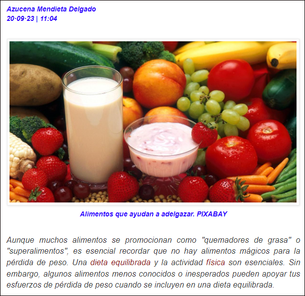 &iquest;Est&aacute;s gordo y te sientes mal? Te dejamos 10 alimentos que ayudan a adelgazar