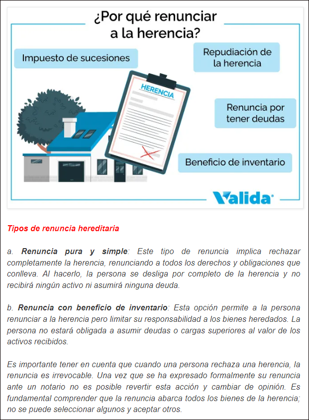  La herencia, maldita y bendita palabra