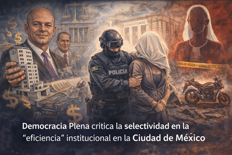 La justicia selectiva no es justicia; es administraci&oacute;n del esc&aacute;ndalo, Raymundo Lopeztiana