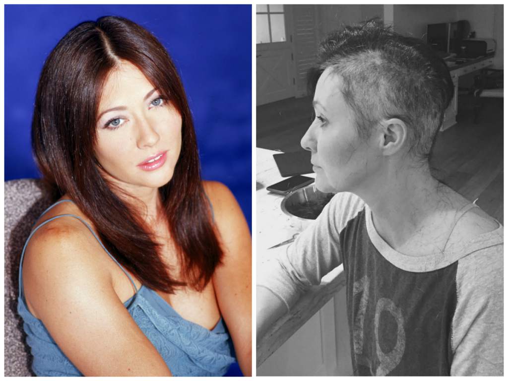 Shannen Doherty se rapa en medio de la lucha contra el c&aacute;ncer de mama 