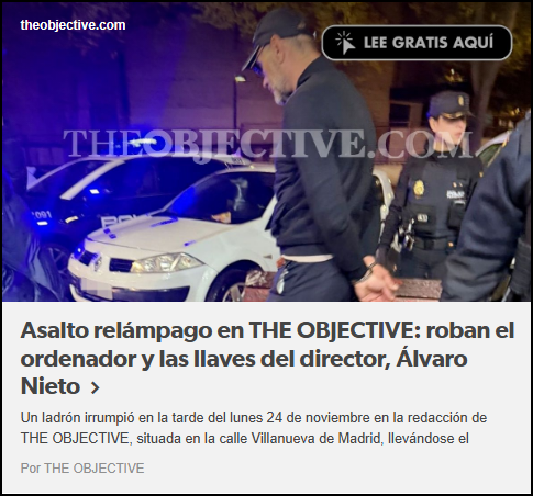 Un golpe dirigido contra la prensa libre