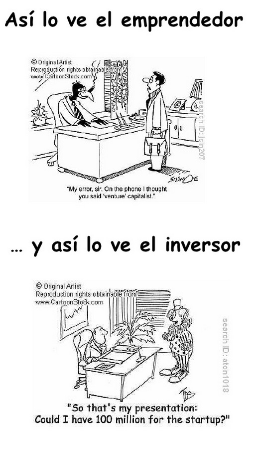 C&oacute;mo lo ve el emprendedor y c&oacute;mo el inversor