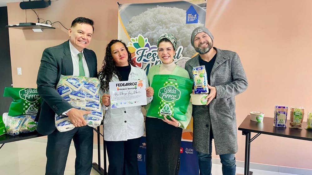 Fedearroz e IPES reconocen a comerciantes de Plazas de Mercado como embajadores del arroz colombiano