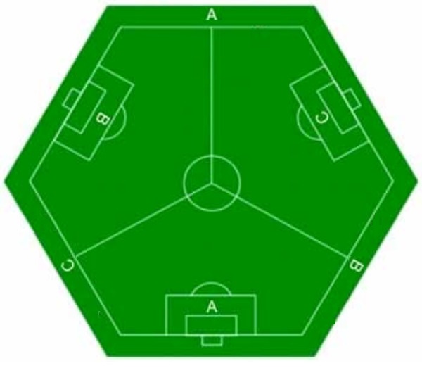 &iexcl;F&uacute;tbol de tres equipos!